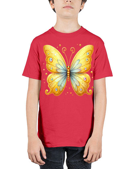 glitter butterfly 3# - butterfly - Youth Tee Unisex