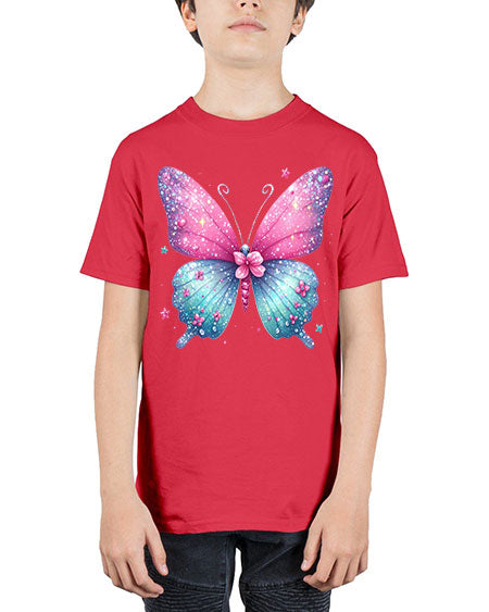glitter butterfly 7# - butterfly - Youth Tee Unisex