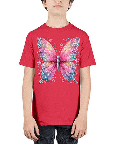 glitter butterfly 8# - butterfly - Youth Tee Unisex