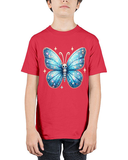 glitter butterfly 9# - butterfly - Youth Tee Unisex