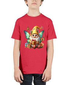 gnome with butterfly 07# - gnome - Youth Tee Unisex
