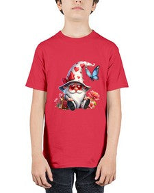 gnome with butterfly 13# - gnome - Youth Tee Unisex
