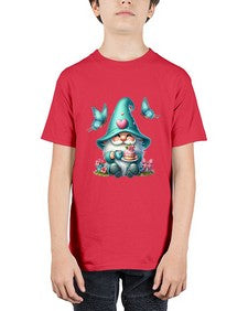 gnome with butterfly 14# - gnome - Youth Tee Unisex