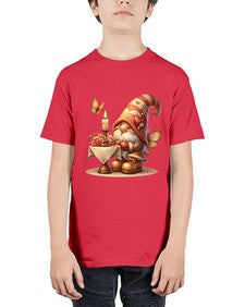 gnome with butterfly 21# - gnome - Youth Tee Unisex
