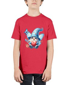 gnome with butterfly 28# - gnome - Youth Tee Unisex