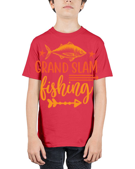 grand salm fishing 12# - shark-fish - Youth Tee Unisex