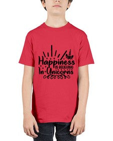happiness is believing in unicorns 157# - unicorn - Youth Tee Unisex