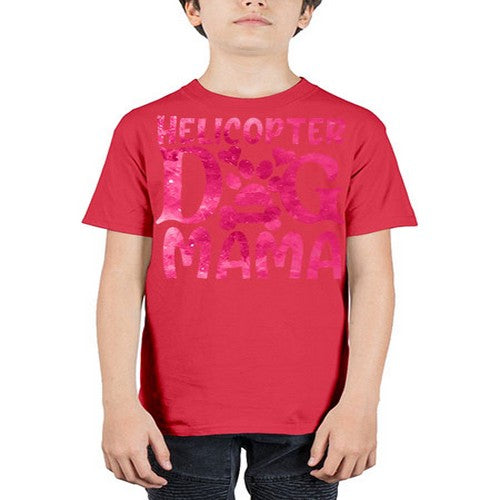 helicopter dog mama 148# - dogs - Youth Tee Unisex