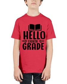 hello eighth grade 256# - eighth grade - Youth Tee Unisex