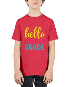 hello fourth grade 287# - fourth grade - Youth Tee Unisex