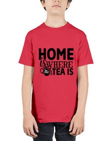 home is where the tea is 1055# - tea - Youth Tee Unisex
