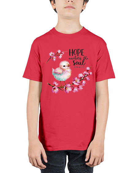 hope anchors the soul 41# - birds - Youth Tee Unisex