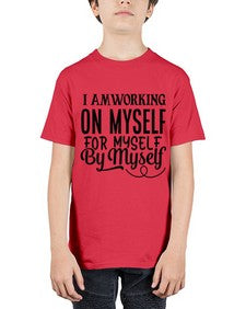 i am working make today ridiculously amazing Style 98# - motivation - Youth Tee Unisex