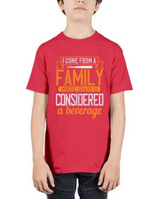 i come from a family where gravy is considered a beverage 202# - cooking - Youth Tee Unisex