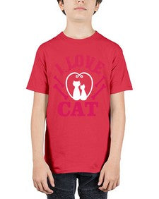 i love cat Style 56# - cats - Youth Tee Unisex