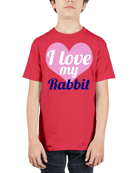 i love my rabbit - rabbit - Youth Tee Unisex