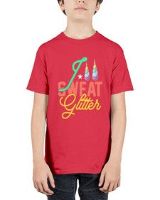 i sweat glitter 190# - unicorn - Youth Tee Unisex