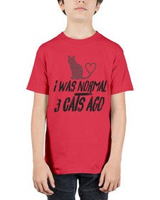 i was normal three cats ago - cats - Youth Tee Unisex
