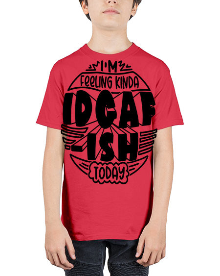 im feeling kinda idgafish today 10# - shark-fish - Youth Tee Unisex