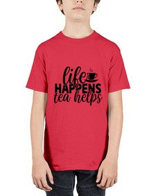 life happens tea helps 1309# - tea - Youth Tee Unisex