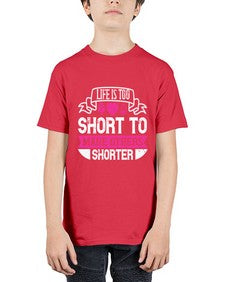 life is too short to make others shorter 317# - vegan - Youth Tee Unisex