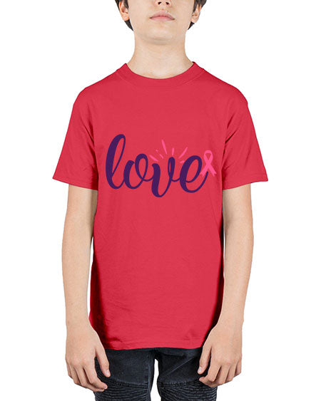 love Style 7# - breast cancer - Youth Tee Unisex