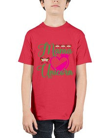 mama unicorn 292# - unicorn - Youth Tee Unisex