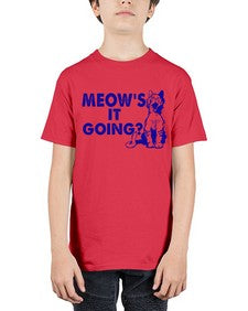meows its going - cats - Youth Tee Unisex