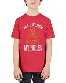 my kitchen my rules 353# - cooking - Youth Tee Unisex