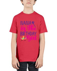 nana of the birthday girl 328# - unicorn - Youth Tee Unisex