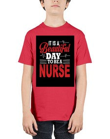nurse with backround 1225# - nurse - Youth Tee Unisex