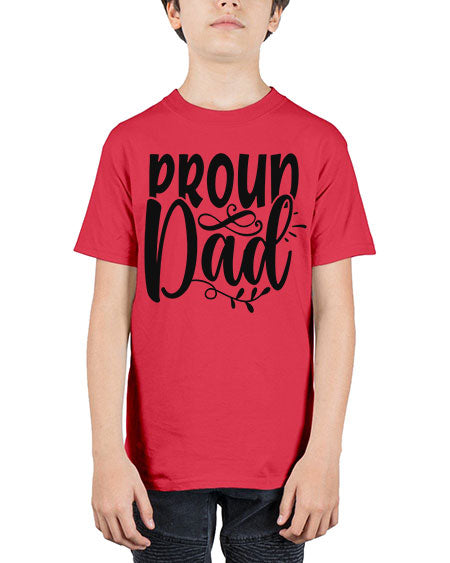 proud dad Style 37# - autism - Youth Tee Unisex
