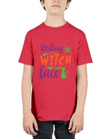 resting witch face 26# - witch - Youth Tee Unisex