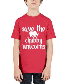 save the chubby unicorns 382# - unicorn - Youth Tee Unisex
