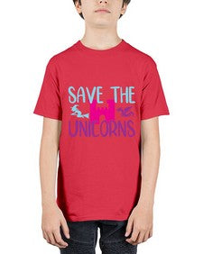 save the unicorns 390# - unicorn - Youth Tee Unisex