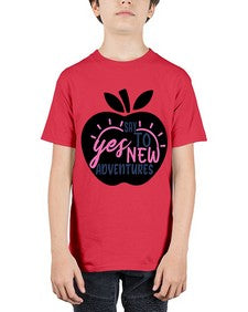 say yes to new adventures Style 75# - motivation - Youth Tee Unisex