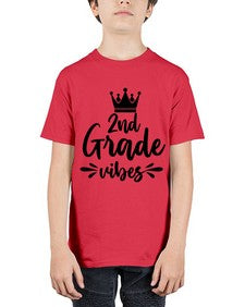 second Grade vibes 838# - second grade - Youth Tee Unisex
