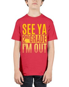 see ya second grade im out 843# - second grade - Youth Tee Unisex