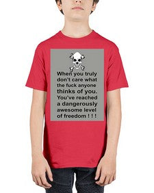 skull 1047# - skull and bones - Youth Tee Unisex