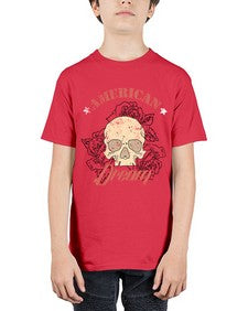 skullrose 1070# - skull and bones - Youth Tee Unisex