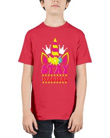 stay magical 425# - unicorn - Youth Tee Unisex