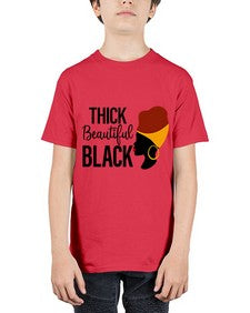 thick beautiful black Style 4# - black girls or women - Youth Tee Unisex