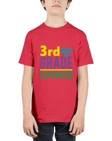 third Grade Superhero 976# - third grade - Youth Tee Unisex