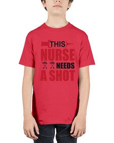 this nurse needs a shot 1559# - nurse - Youth Tee Unisex
