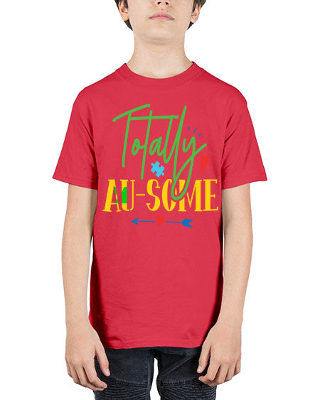totally ausome Style 1# - autism - Youth Tee Unisex