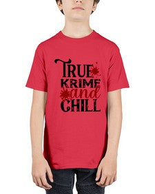 true krime and chill 1189# - true crime - Youth Tee Unisex