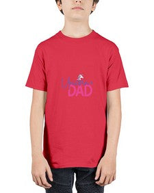 unicorn dad 451# - unicorn - Youth Tee Unisex