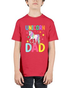 unicorn dad 454# - unicorn - Youth Tee Unisex