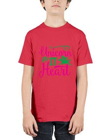 unicorn it heart 467# - unicorn - Youth Tee Unisex
