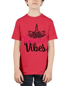unicorn vibes 512# - unicorn - Youth Tee Unisex